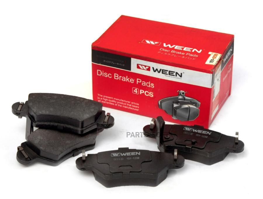 

Тормозные колодки дисковые задние OPEL Astra F, G, Corsa C, Zafira WEEN 151-1238