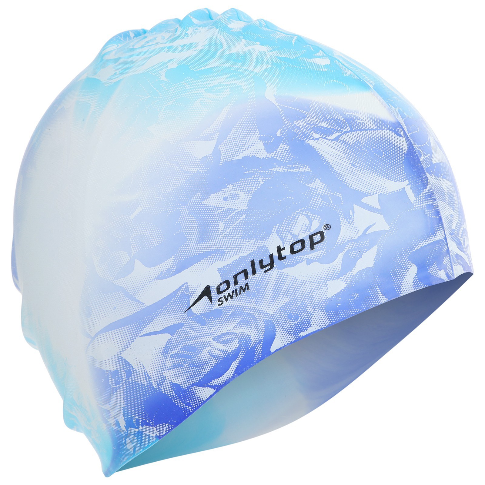 

Шапочка для плавания взрослая ONLYTOP Swim, силиконовая, обхват 54-60 см, цвета МИКС., Разноцветный, 3791417