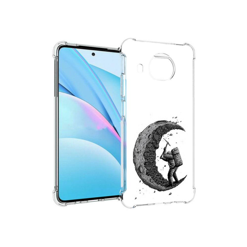 

Чехол MyPads Tocco для Xiaomi Mi 10T Lite камненная луна (PT154732.269.384), Прозрачный, Tocco