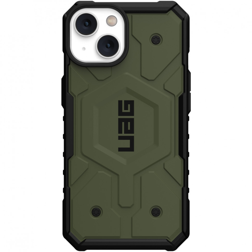 фото Чехол uag pathfinder for magsafe series для iphone 14, оливковый (olive) (114052117272)