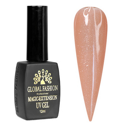 

Гель для наращивания ногтей Global Fashion Magic Extension №08 с шиммером 12 мл