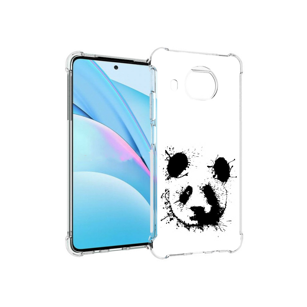 

Чехол MyPads Tocco для Xiaomi Mi 10T Lite клякса-панда (PT154732.269.389), Прозрачный, Tocco