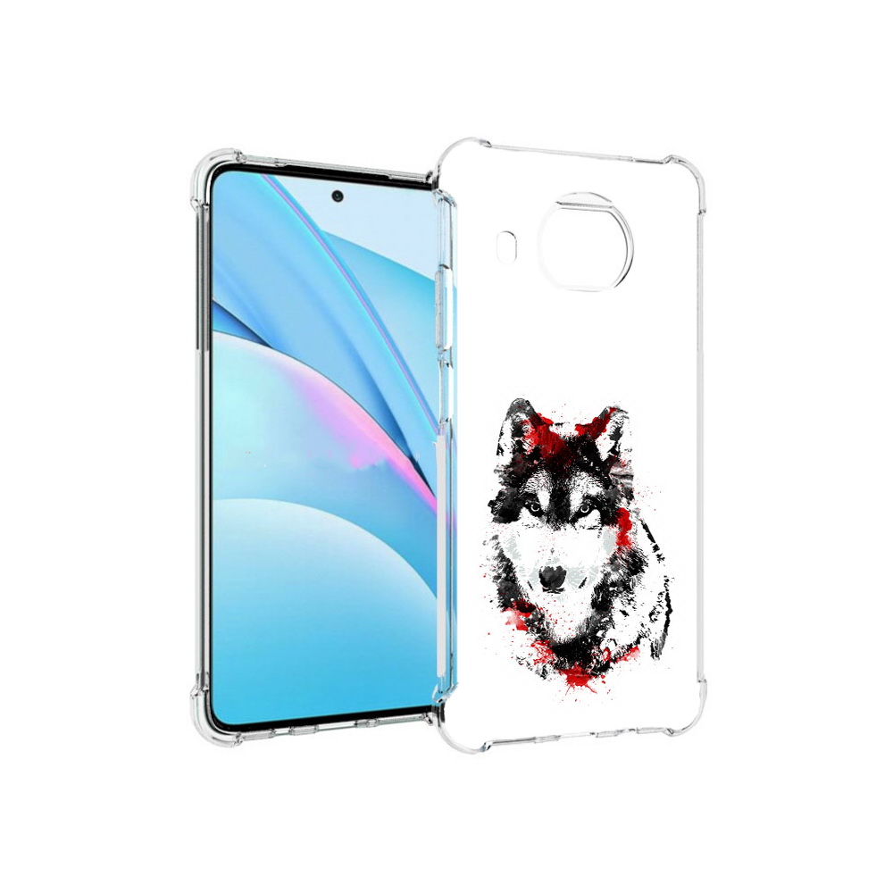 

Чехол MyPads Tocco для Xiaomi Mi 10T Lite кровавый волк (PT154732.269.416), Прозрачный, Tocco