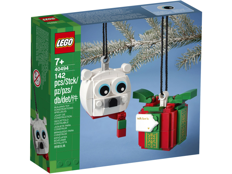 фото Конструктор lego сувенирный набор белый медведь с подарком 40494