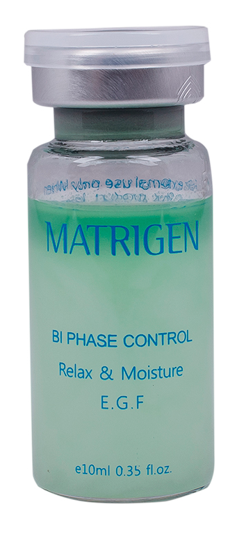 фото Двухфазная сыворотка matrigen biphase control relax & moisture e.g.f. 1 ампула х 10 мл