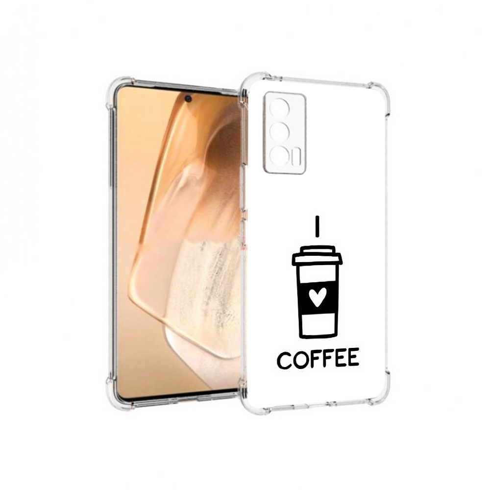 

Чехол MyPads Tocco для Vivo iQOO Neo 5 Я люблю кофе (PT226960.398.206), Прозрачный, Tocco