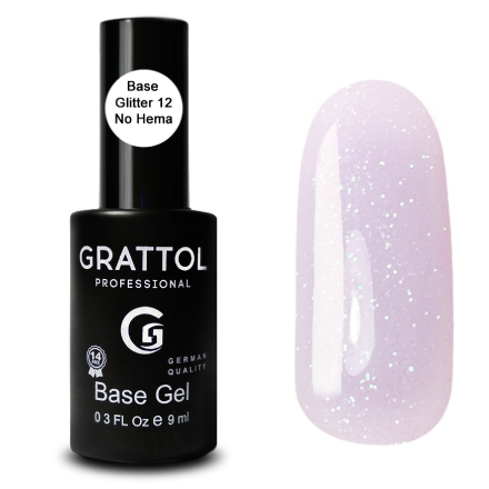 

База Grattol Rubber Glitter №12