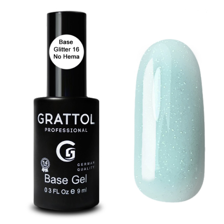 

База Grattol Rubber Glitter №16