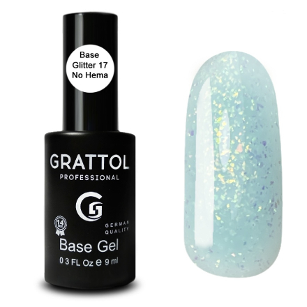 

База Grattol Rubber Glitter №17