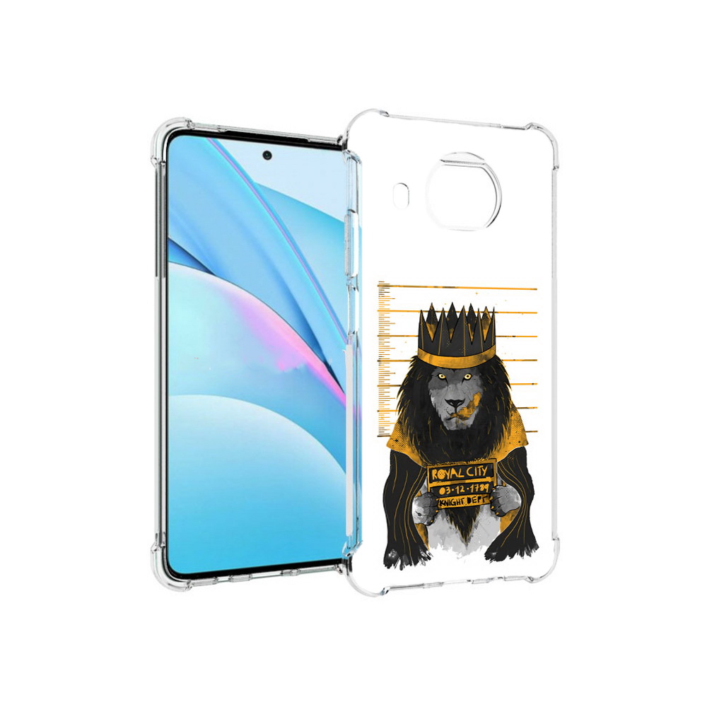 

Чехол MyPads Tocco для Xiaomi Mi 10T Lite лев в законе (PT154732.269.435), Прозрачный, Tocco