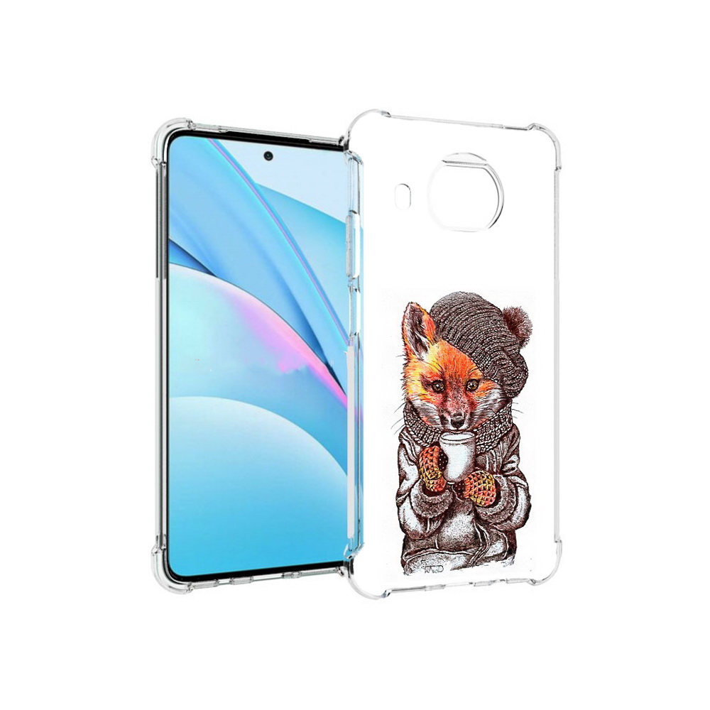 

Чехол MyPads Tocco для Xiaomi Mi 10T Lite лиса в шапке (PT154732.269.437), Tocco