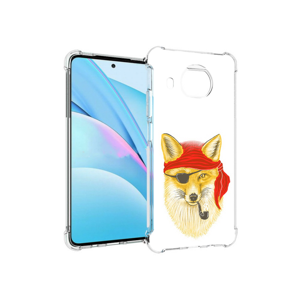

Чехол MyPads Tocco для Xiaomi Mi 10T Lite лиса-пират (PT154732.269.440), Прозрачный, Tocco