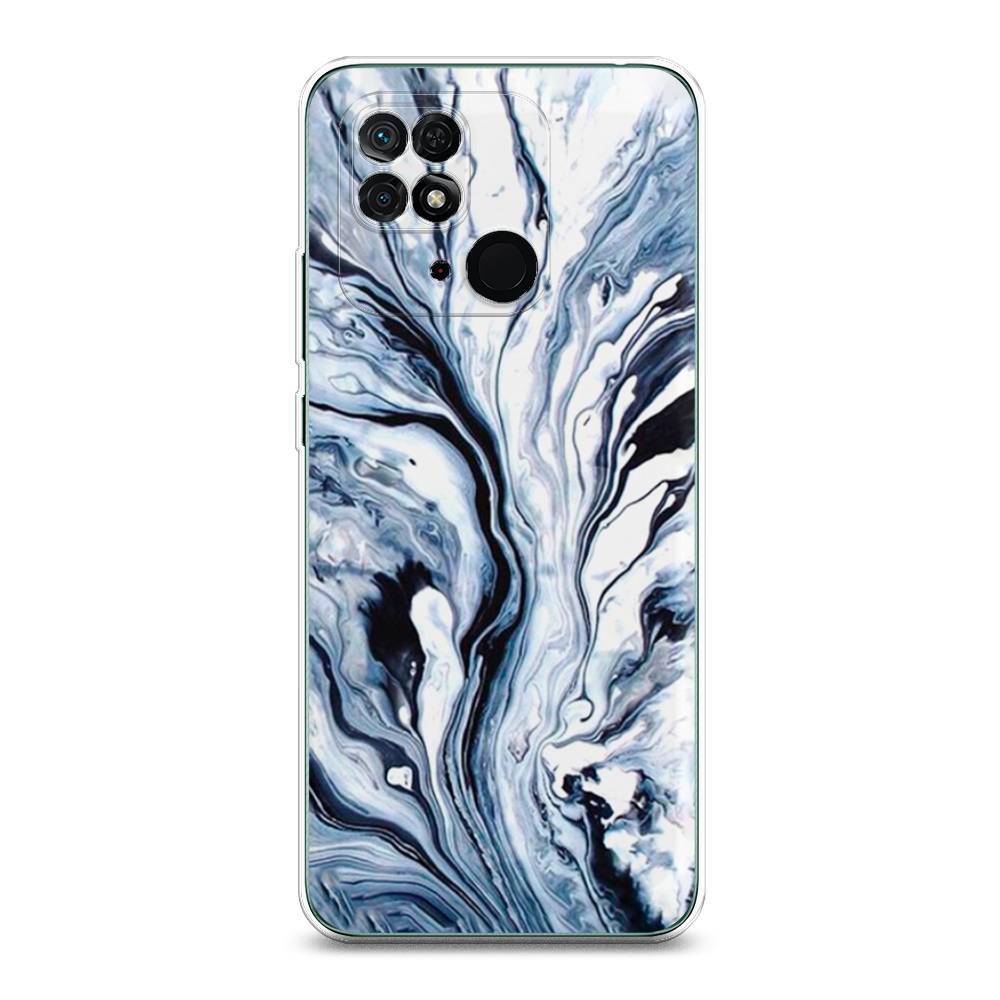 

Чехол Awog на Xiaomi Redmi 10C "Голубой минерал мрамор", Разноцветный, 313450-3