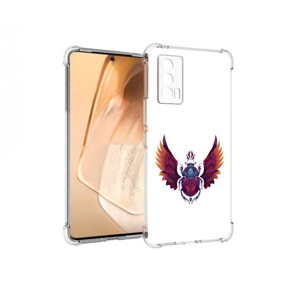 

Чехол MyPads Tocco для Vivo iQOO Neo 5 алмазный скоробей (PT226960.398.219), Прозрачный, Tocco