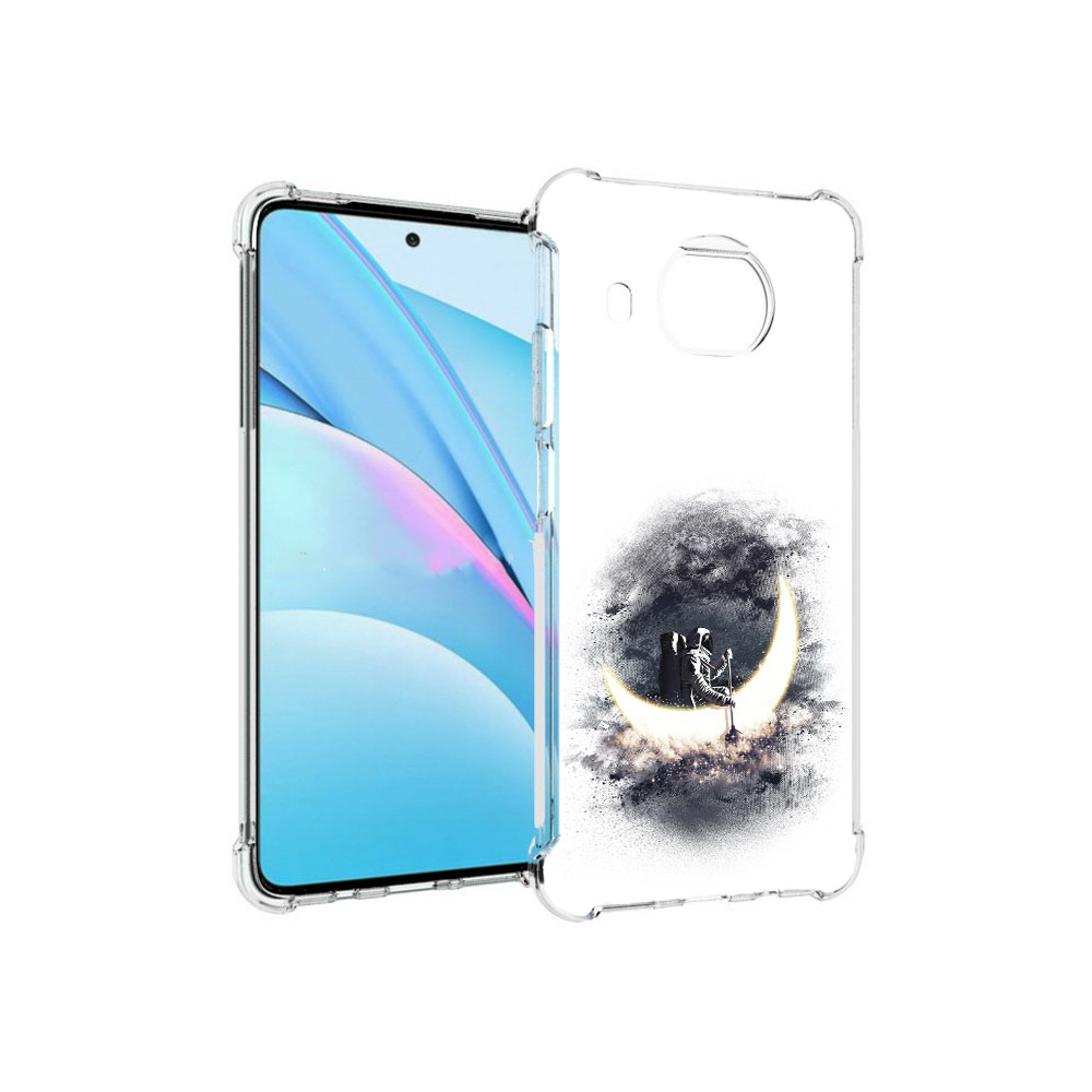 

Чехол MyPads Tocco для Xiaomi Mi 10T Lite лунный путешественник (PT154732.269.448), Прозрачный, Tocco
