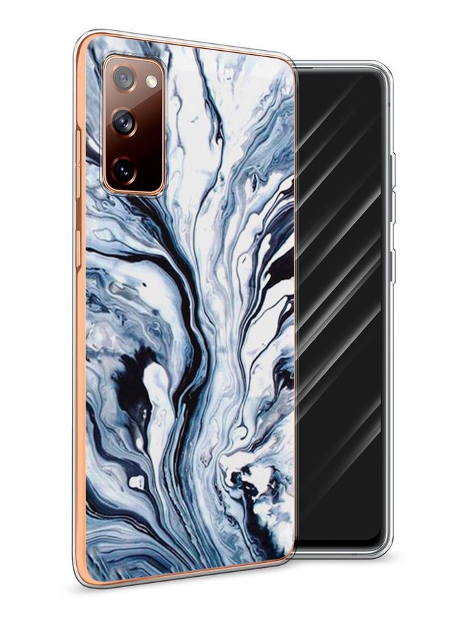 

Чехол Awog на Samsung Galaxy S20 FE / Самсунг S20 FE "Голубой минерал мрамор", Разноцветный, 2101350-3