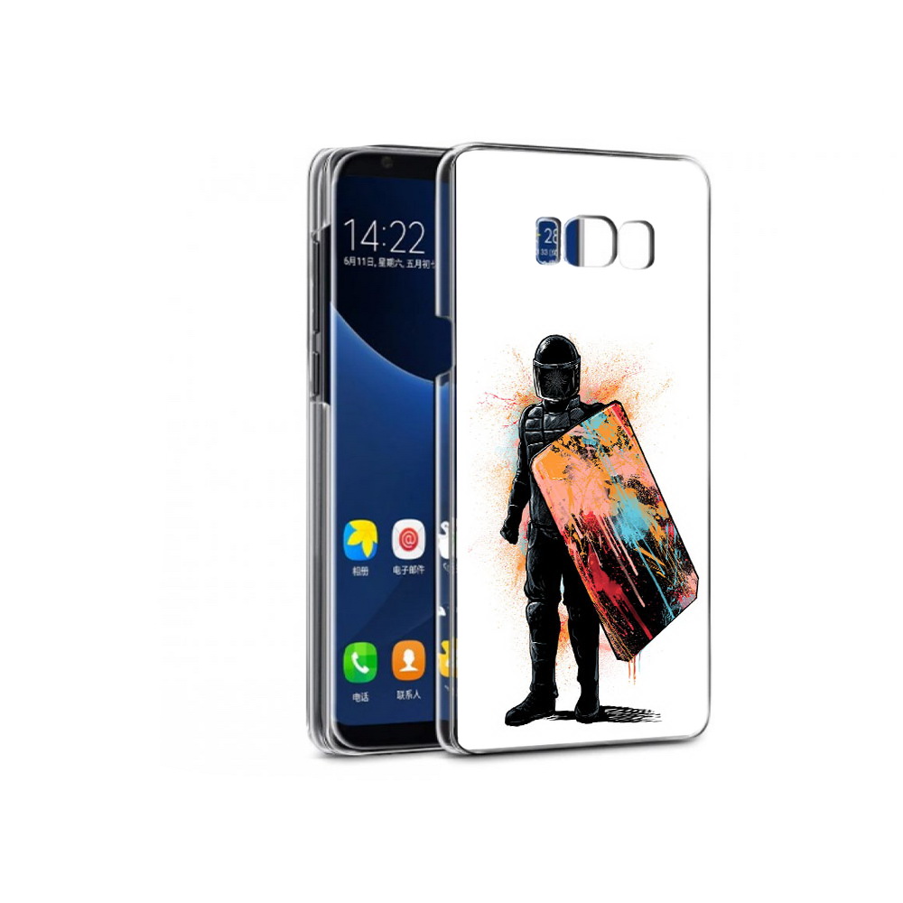 

Чехол MyPads Tocco для Samsung Galaxy S7 солдат с красочным щитом (PT40116.513.614), Прозрачный, Tocco