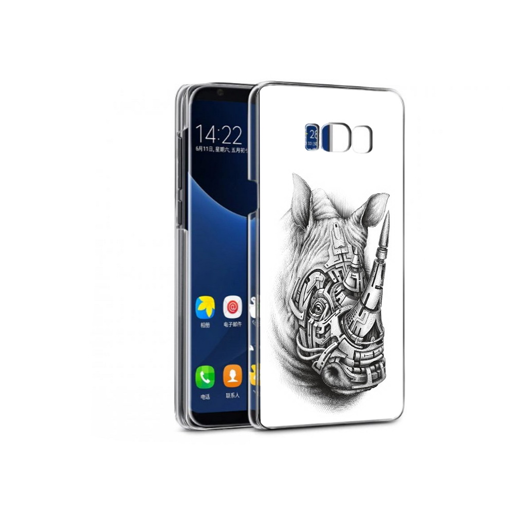 

Чехол MyPads Tocco для Samsung Galaxy S7 стальной носорог (PT40116.513.620), Прозрачный, Tocco