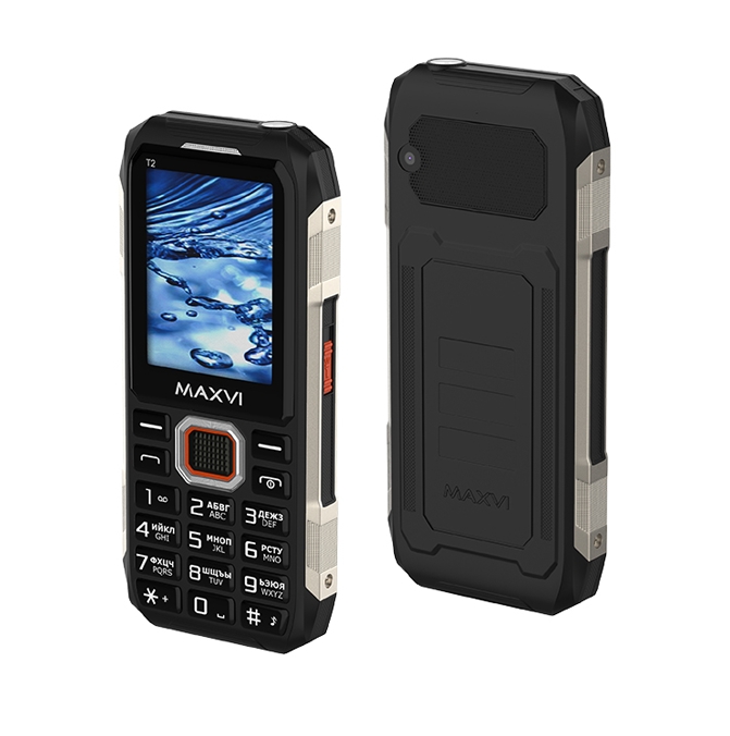 фото Мобильный телефон maxvi t2 black