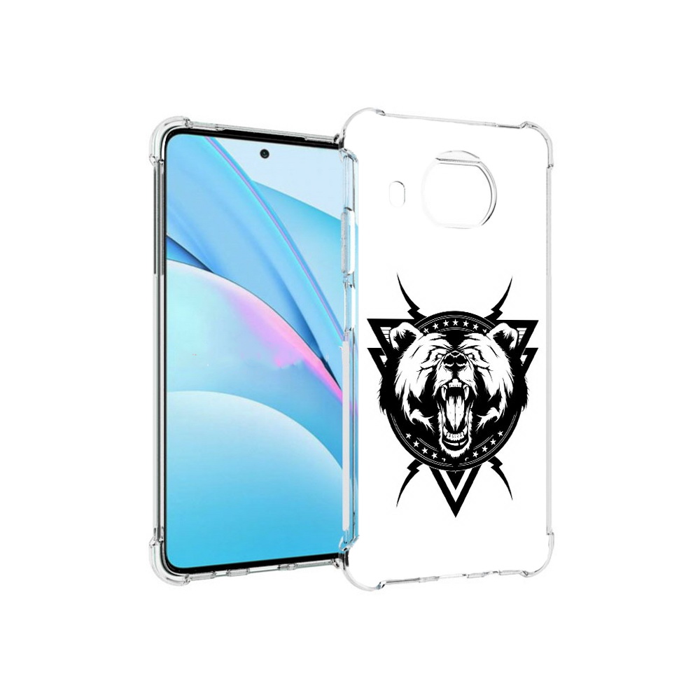 

Чехол MyPads Tocco для Xiaomi Mi 10T Lite медведь в треугольнике (PT154732.269.464), Прозрачный, Tocco