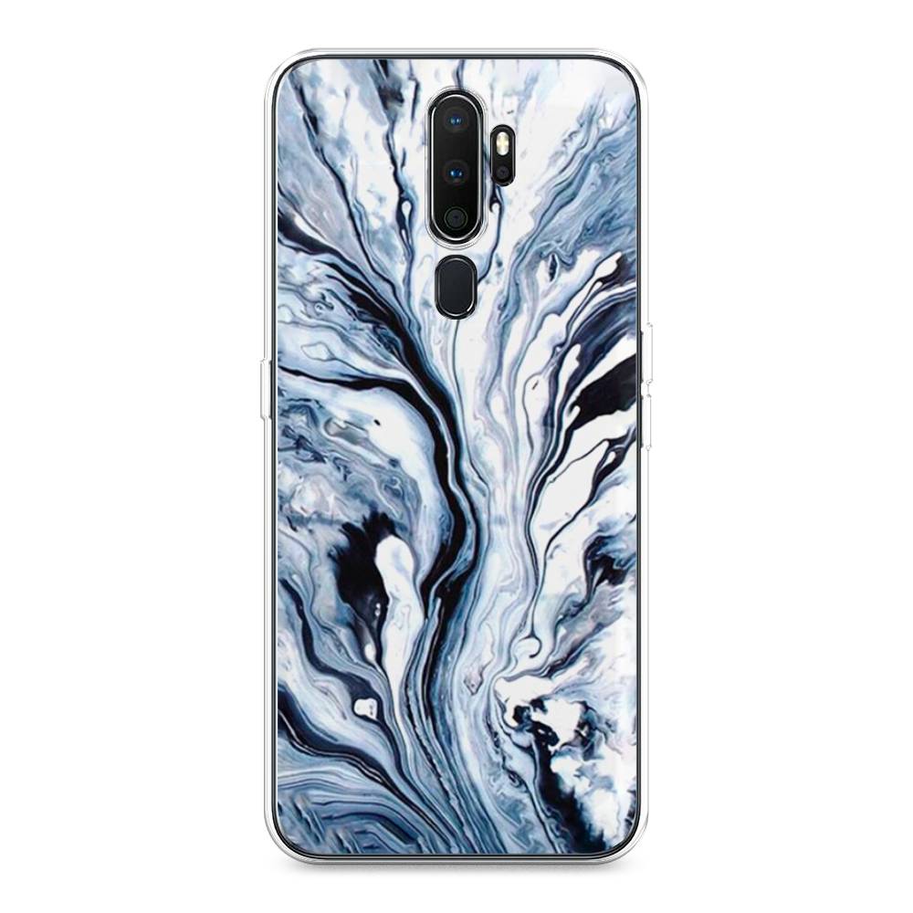 

Чехол Awog на Oppo A5 (2020) "Голубой минерал мрамор", Разноцветный, 251350-3