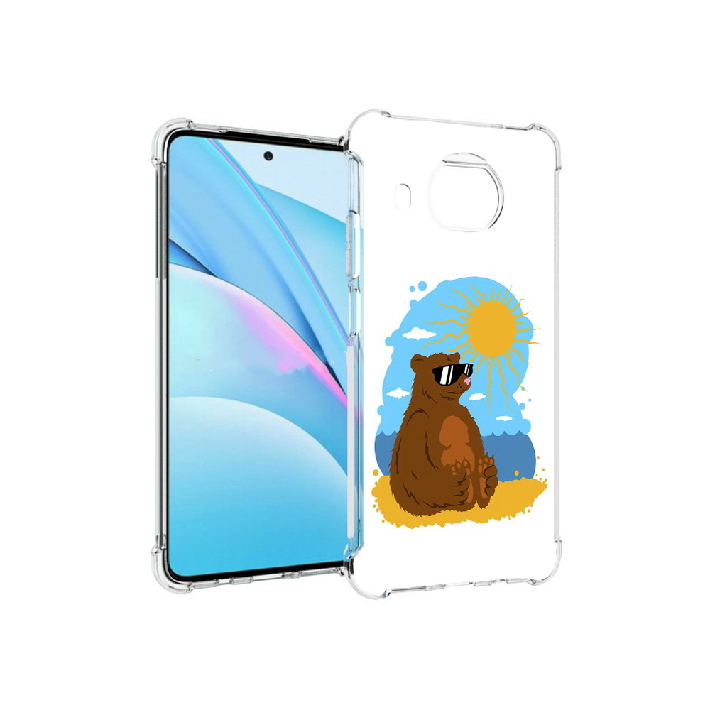

Чехол MyPads Tocco для Xiaomi Mi 10T Lite медведь на чиле (PT154732.269.468), Прозрачный, Tocco