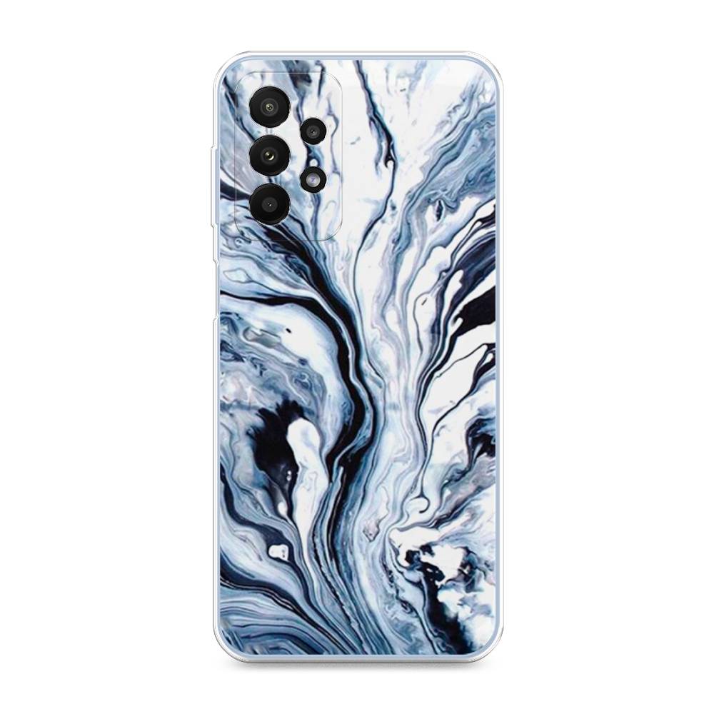 

Чехол Awog на Samsung Galaxy A23 / Самсунг A23 "Голубой минерал мрамор", Разноцветный, 2105050-3