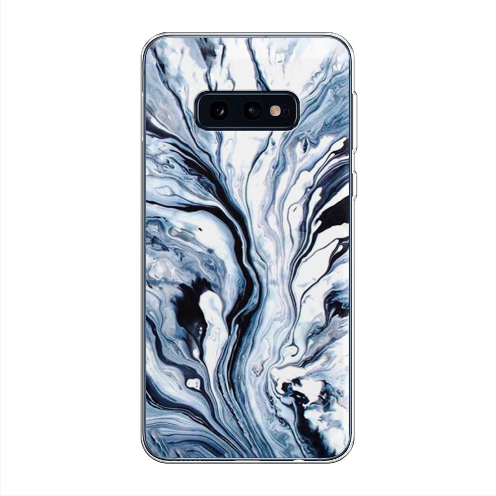 

Чехол Awog на Samsung Galaxy S10E "Голубой минерал мрамор", Разноцветный, 27250-3