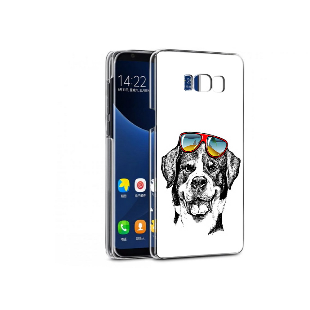 

Чехол MyPads Tocco для Samsung Galaxy S7 счастливая собака (PT40116.513.631), Прозрачный, Tocco