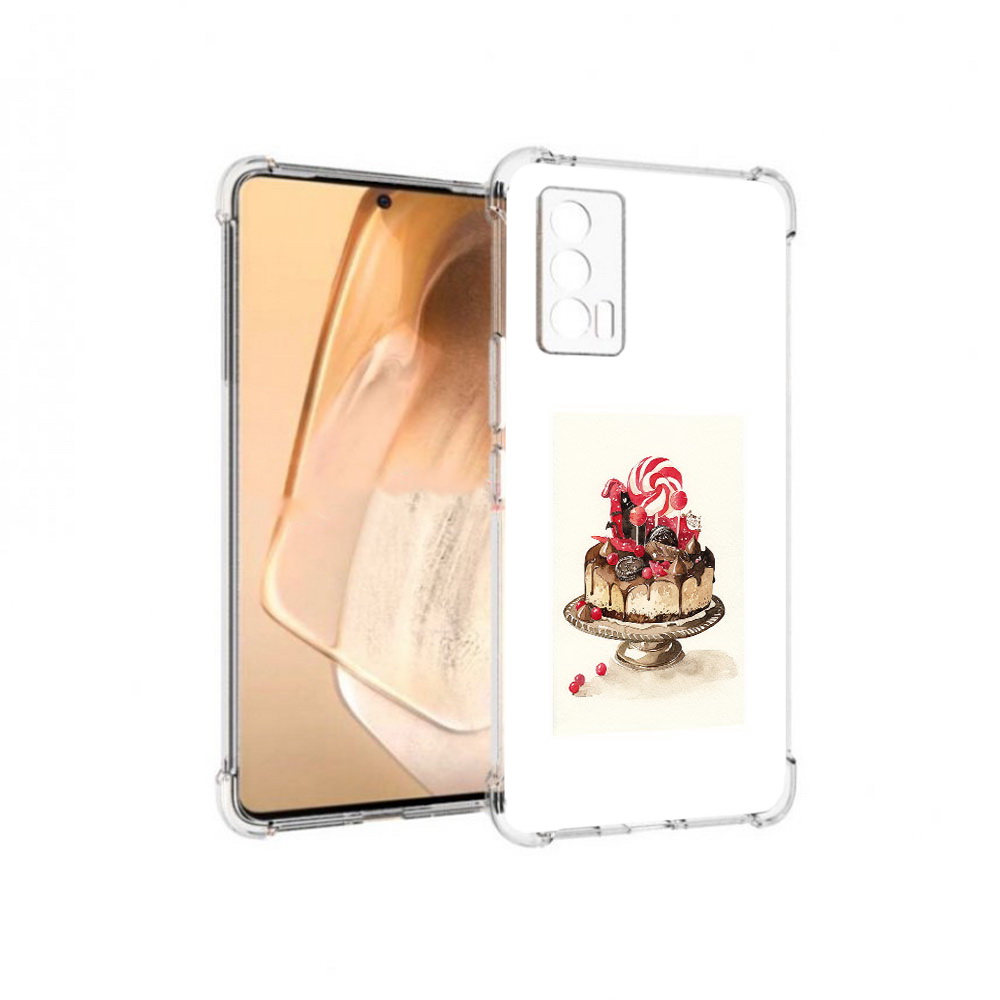 

Чехол MyPads Tocco для Vivo iQOO Neo 5 вкусный торт (PT226960.398.262), Прозрачный, Tocco
