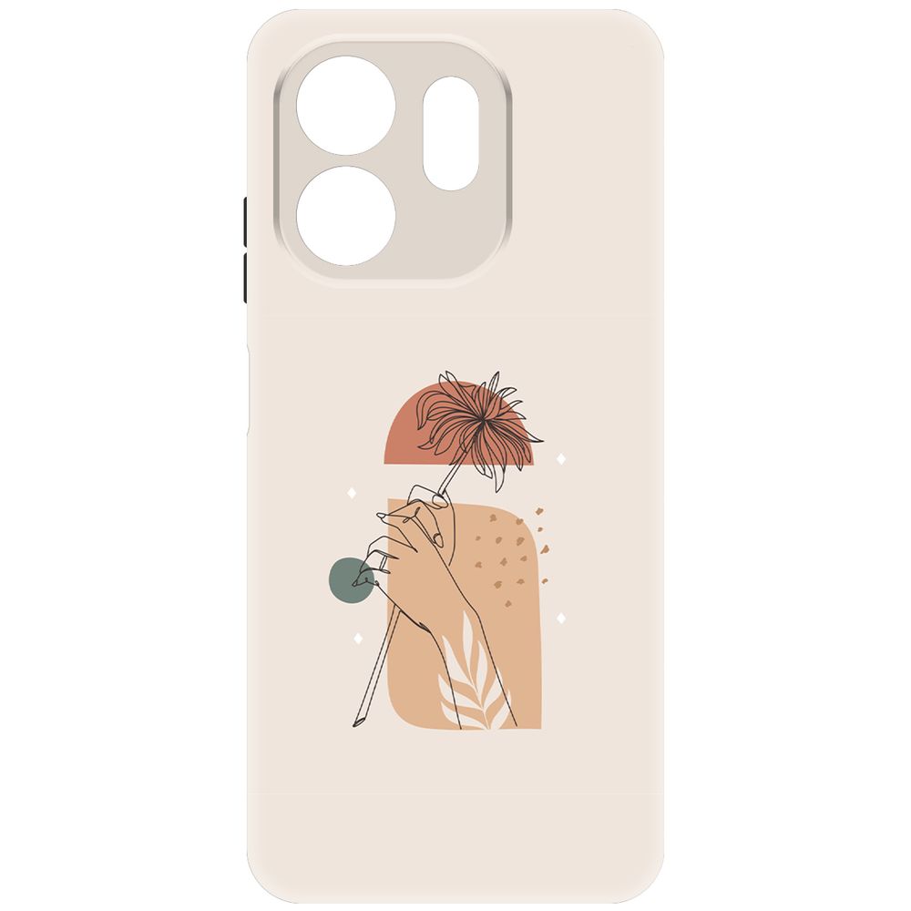 

Чехол-накладка Krutoff Soft Case Романтика для INFINIX Smart 9 черный