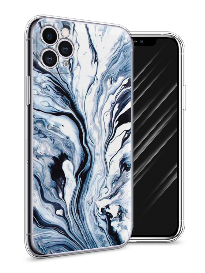 

Чехол Awog на Apple iPhone 11 Pro / Айфон 11 Pro "Голубой минерал мрамор", Разноцветный, 12350-3