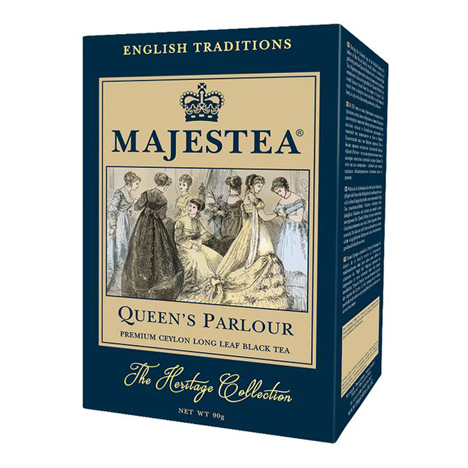 

Чай черный Majestea Квинз парле цейлонский листовой крупный 90 г