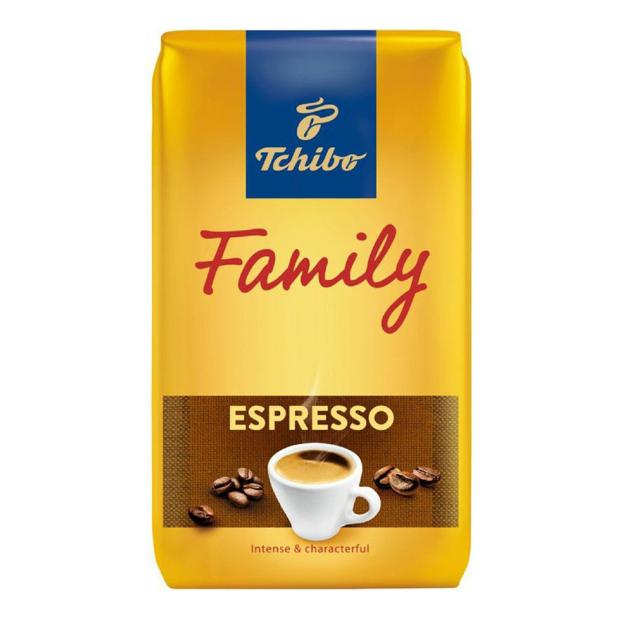 Кофе Tchibo Family Espresso натуральный жареный в зернах 1 кг