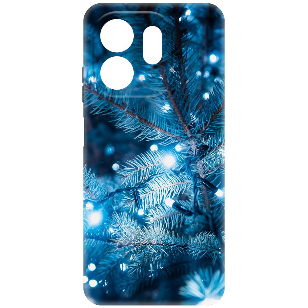 

Чехол-накладка Krutoff Soft Case Гирлянда для INFINIX Smart 9 черный
