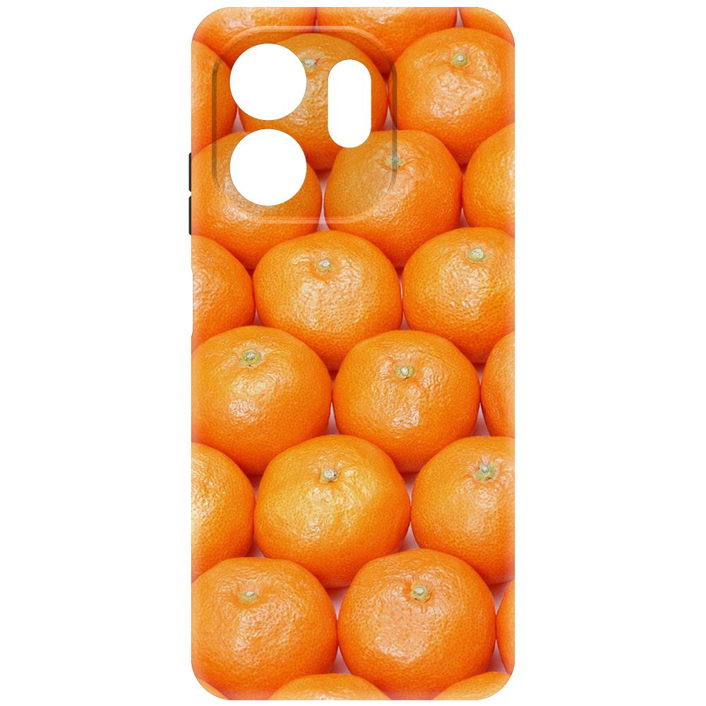 

Чехол-накладка Krutoff Soft Case Мандаринки для INFINIX Smart 9 черный