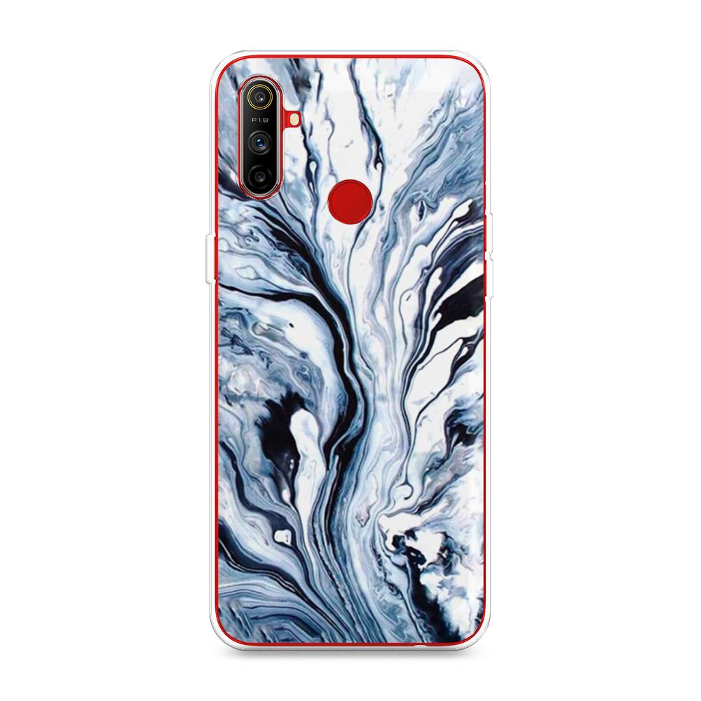 

Чехол Awog на Realme C3 "Голубой минерал мрамор", Разноцветный, 253050-3