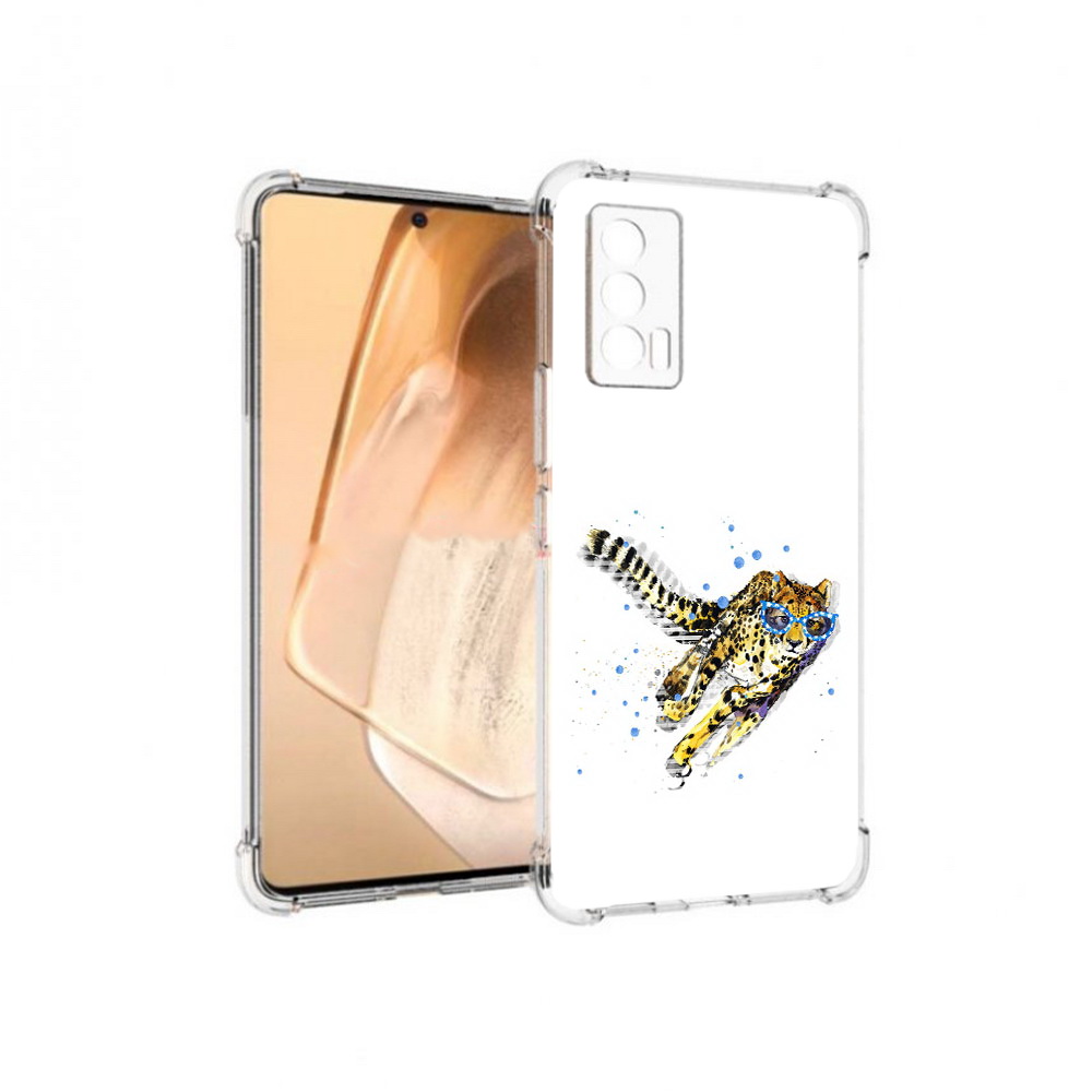 

Чехол MyPads Tocco для Vivo iQOO Neo 5 гепард в очках (PT226960.398.287), Прозрачный, Tocco