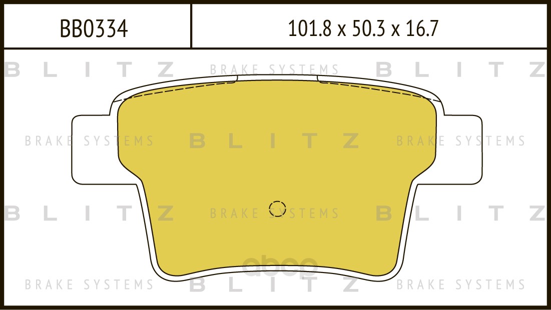 

Тормозные колодки BLITZ задние дисковые для Ford Mondeo All 2000- BB0334