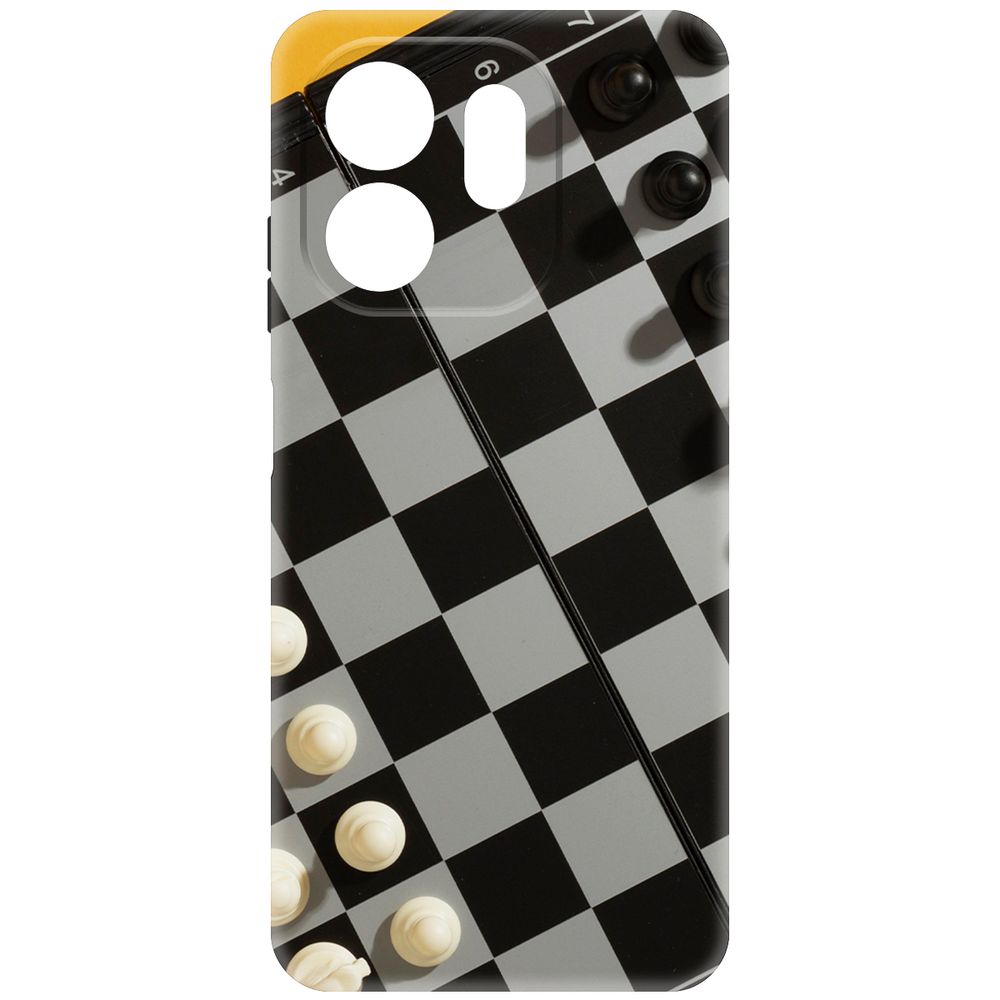 

Чехол-накладка Krutoff Soft Case Шахматы для INFINIX Smart 9 черный