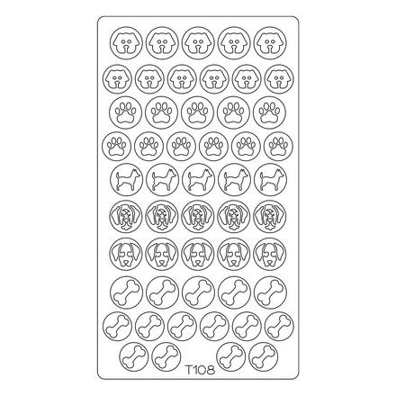 

Трафареты Freedecor, Deep Design T108, Прозрачный