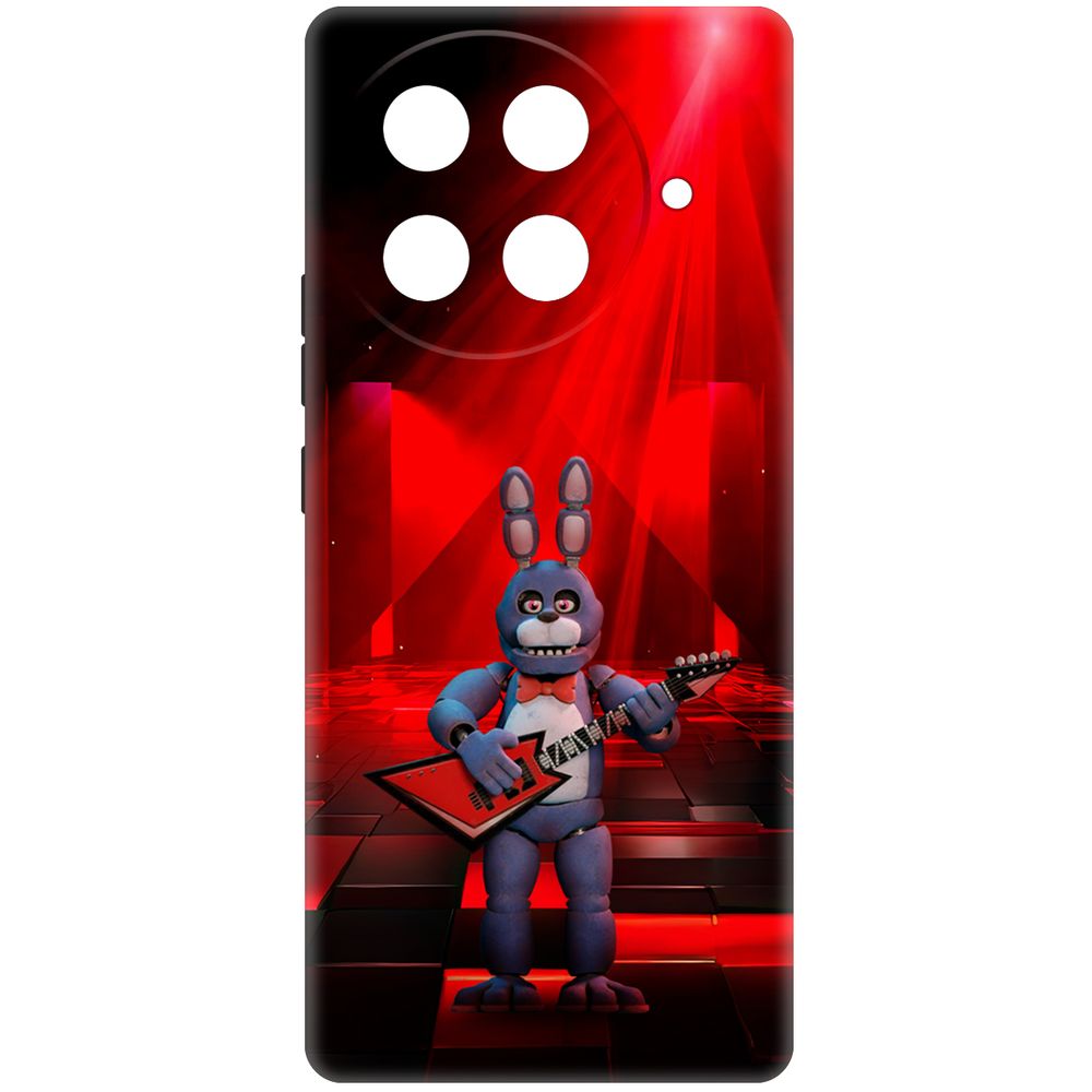 

Чехол-накладка Krutoff Soft Case ФНАФ - Бонни с гитарой для TECNO Camon 30S Pro черный