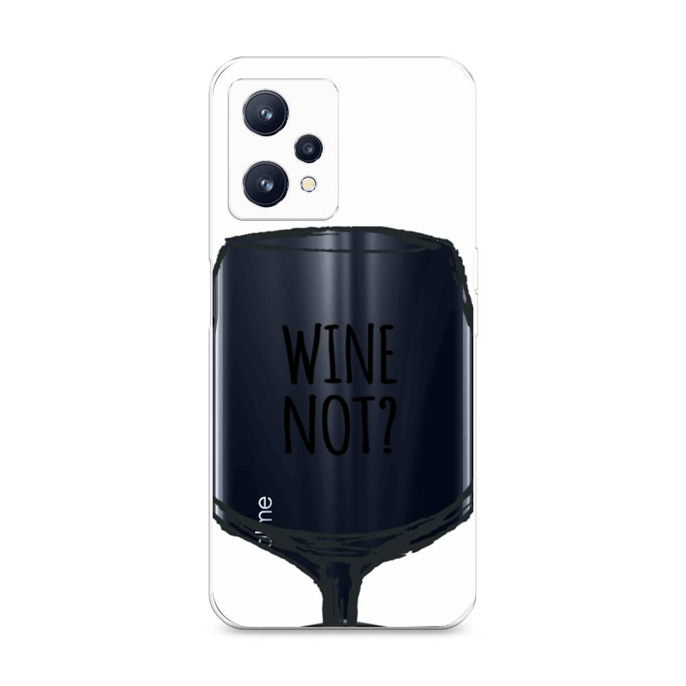 

Чехол на Realme 9 "Wine not white", Белый, 258750-6