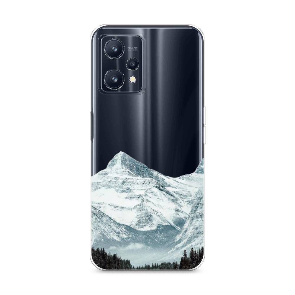 

Чехол на Realme 9 "Горы арт 1", Белый;зеленый, 258750-2