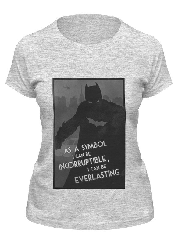 

Футболка женская Printio Batman begins серая L, Серый, Batman begins
