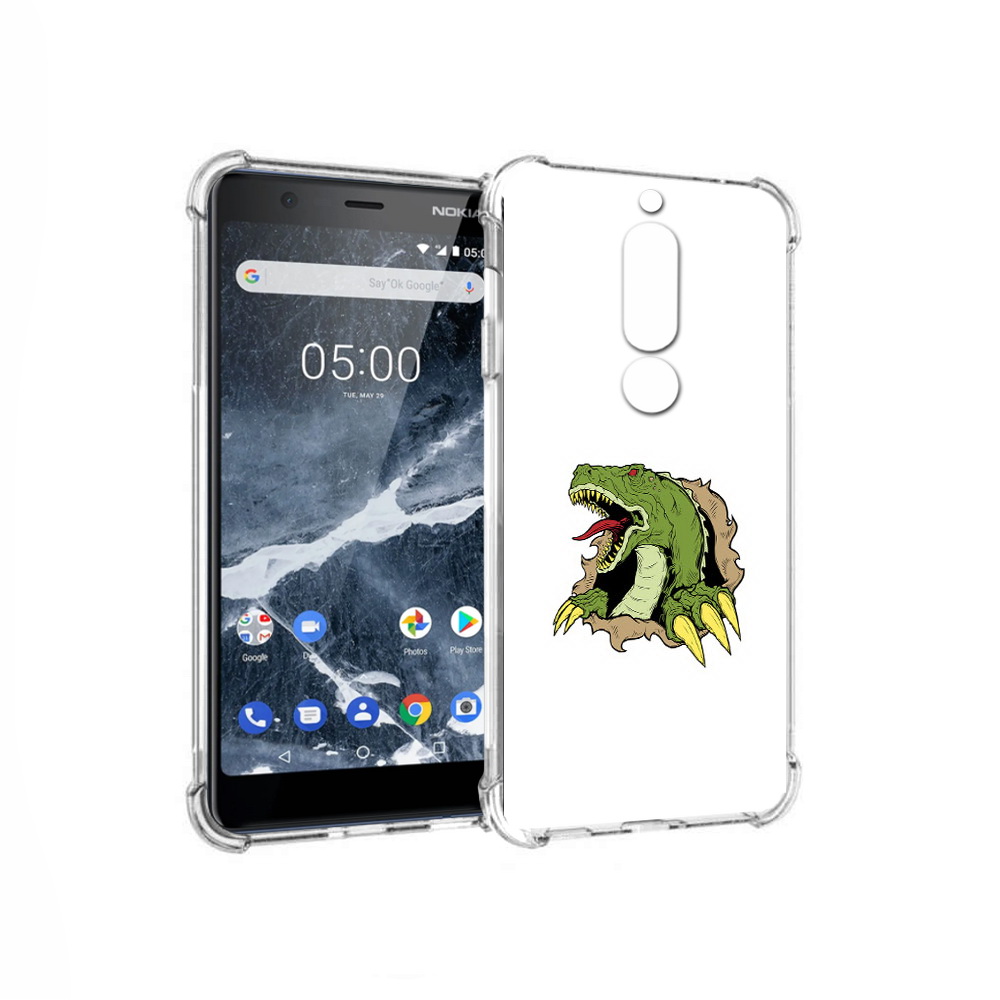 

Чехол MyPads Tocco для Nokia 5.1 годзила (PT114144.121.290), Прозрачный, Tocco