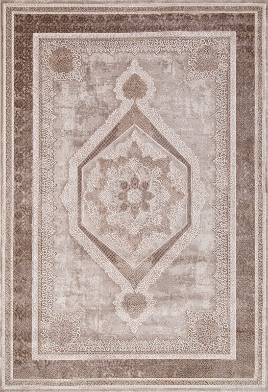 фото Ковер турецкий akts 200x400 см бежевый