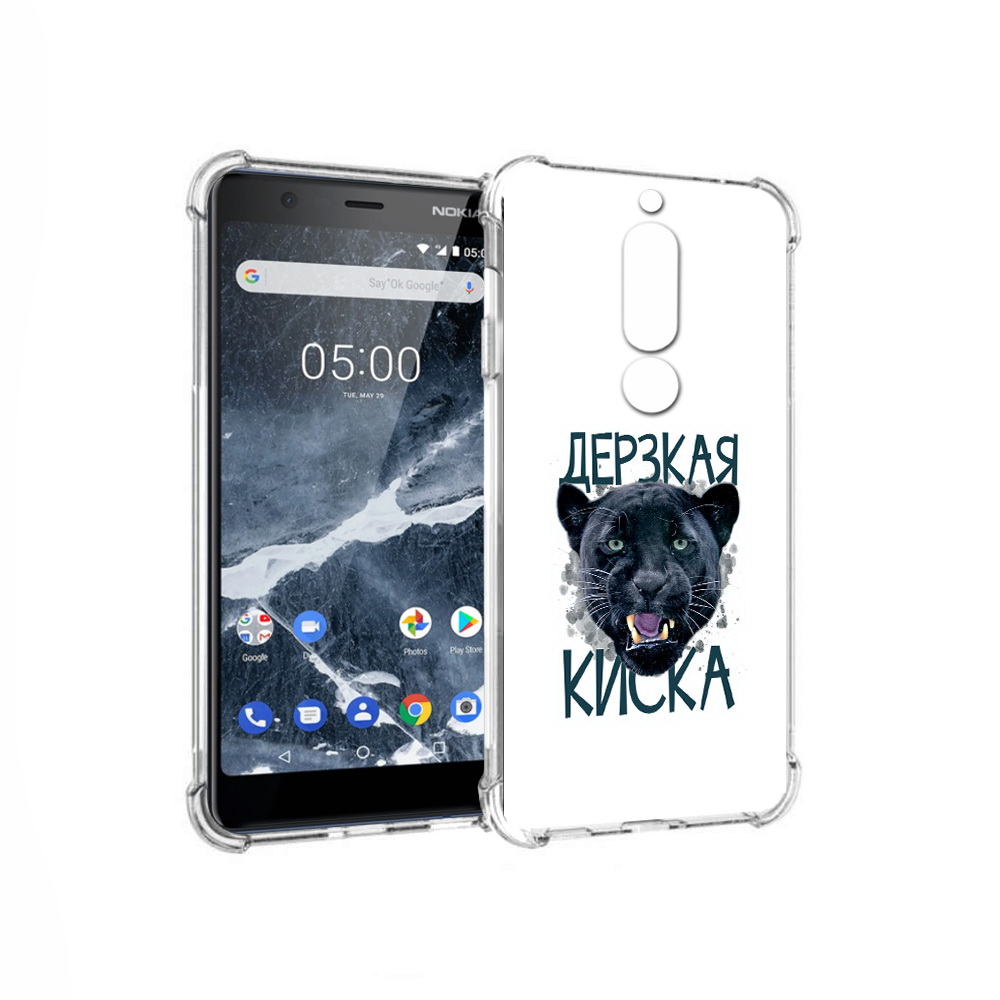 

Чехол MyPads Tocco для Nokia 5.1 дерзкая киска (PT114144.121.319), Прозрачный, Tocco