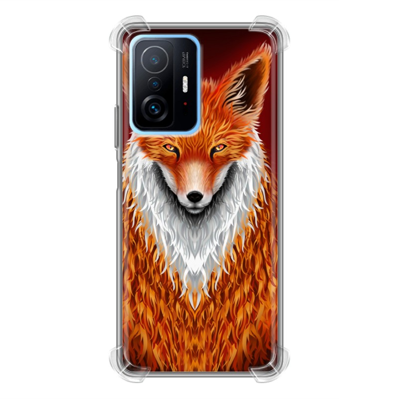 

Дизайнерский силиконовый с усиленными углами чехол для Xiaomi 11T Лиса