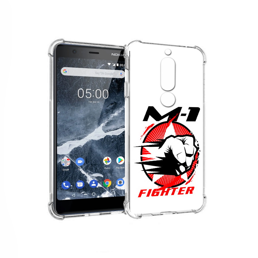 

Чехол MyPads Tocco для Nokia 5.1 единоборства М-1 (PT114144.121.342), Прозрачный, Tocco
